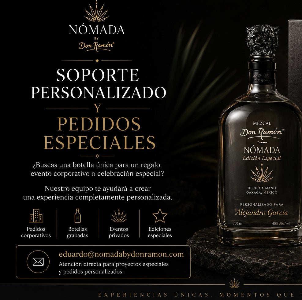 Soporte personalizado Tequila edición especial plata