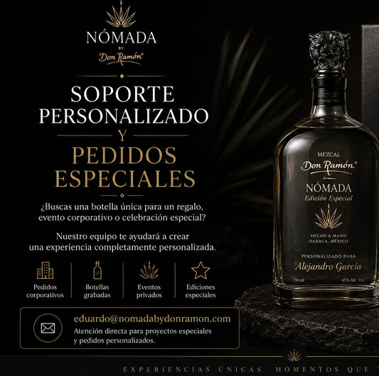Soporte personalizado Tequila edición especial plata