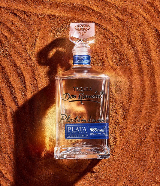 Nómada Tequila platinium plata