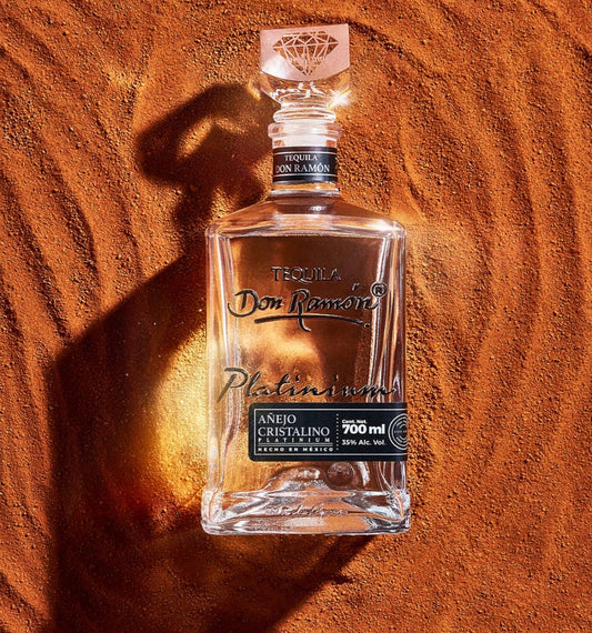 Nómada Tequila platinium añejo cristalino