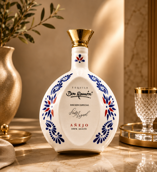Tequila edición especial LM cerámica añejo